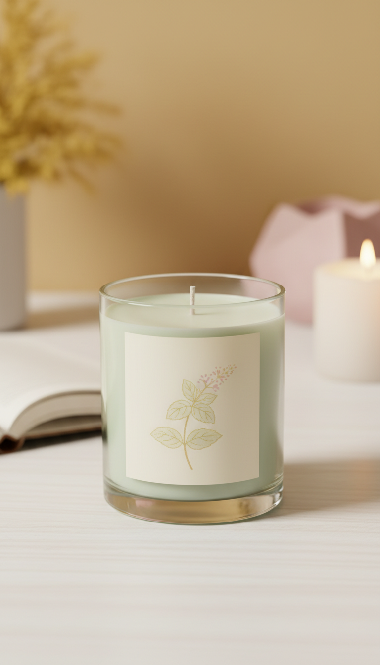 Fresh Mint Scented Candle