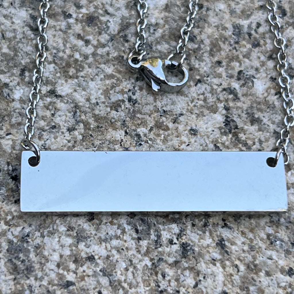 Bar Necklace - Stainless Steel