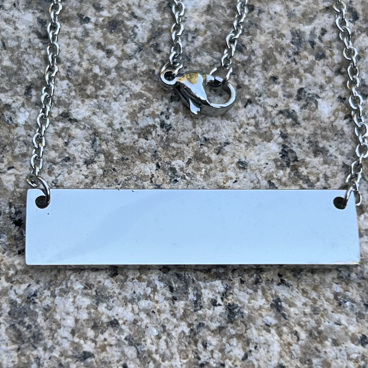 Bar Necklace - Stainless Steel