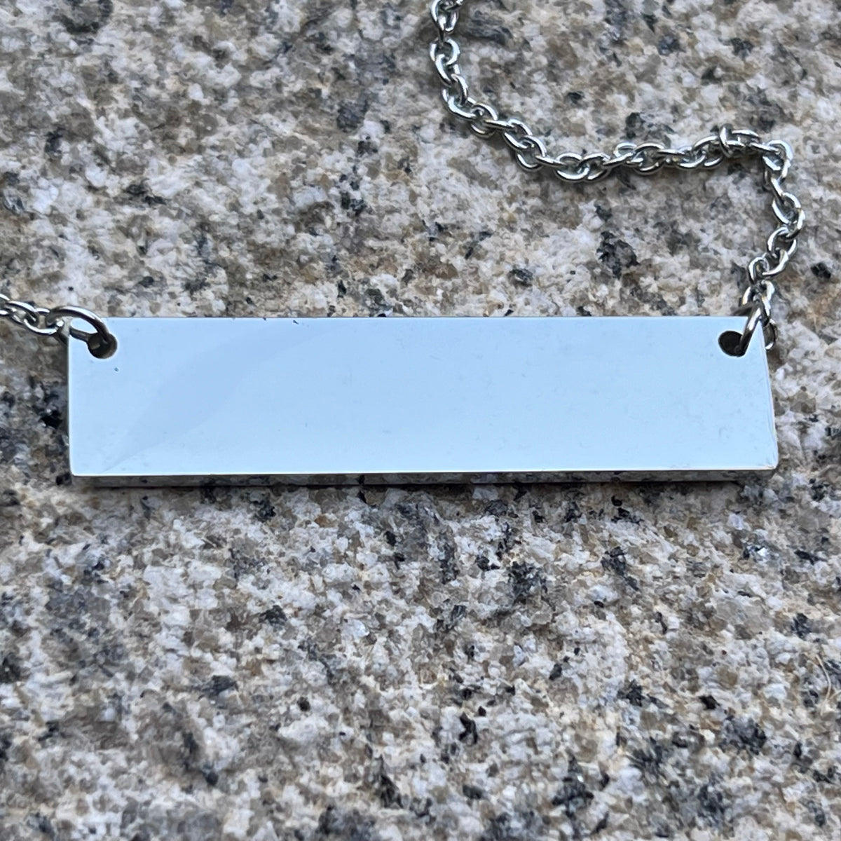 Bar Necklace - Stainless Steel